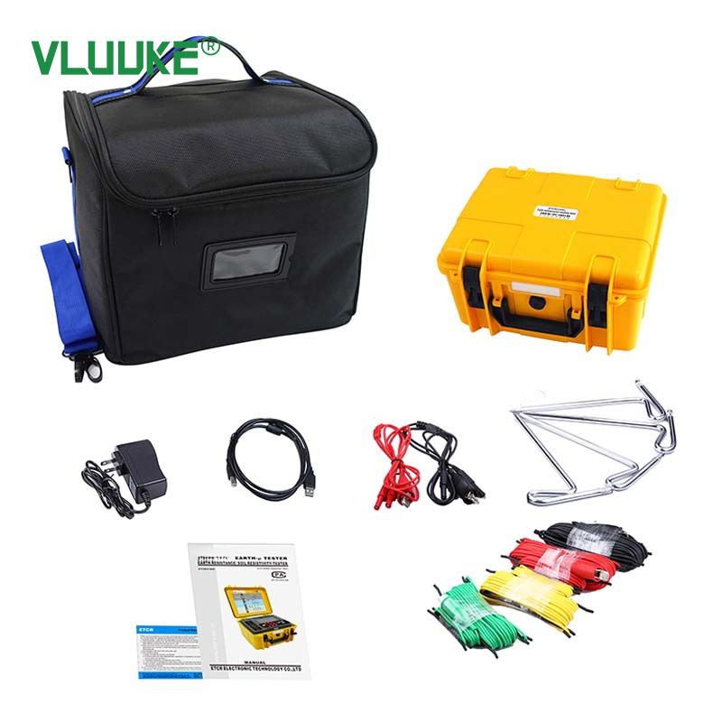 Soil Test Digital - VLUUKE VKCR3100C Bodemweerstandstester Aardweerstand Elektrisch testapparaat