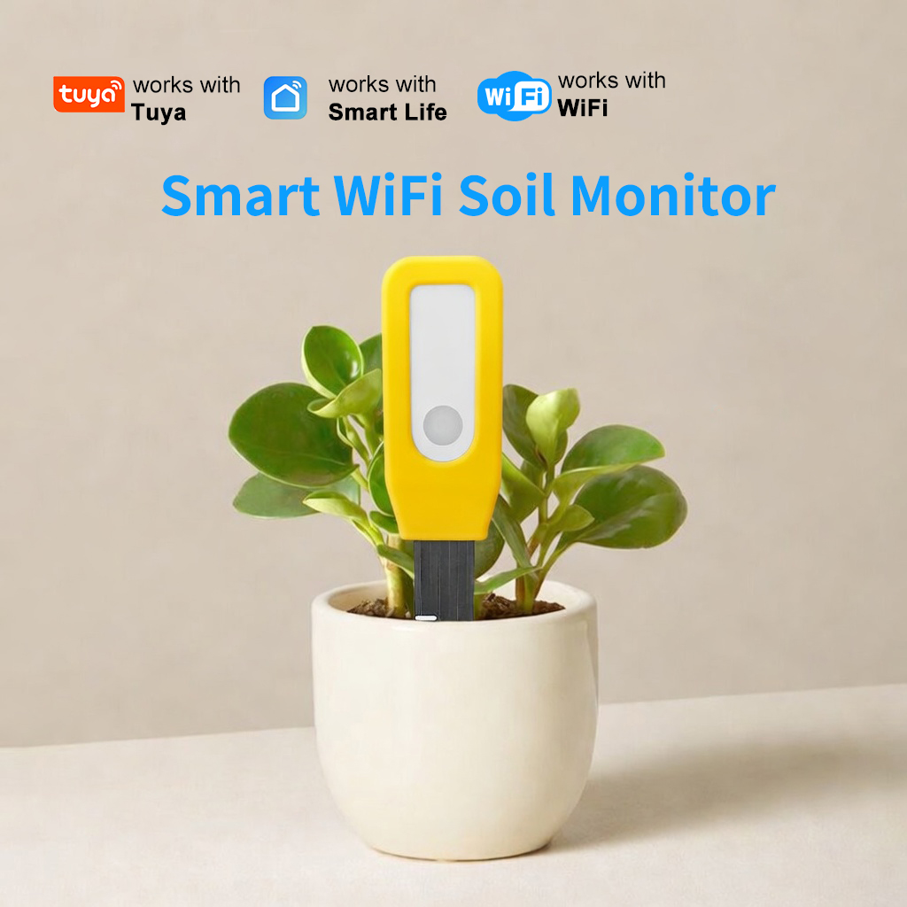 Smart Garden Sensors - WiFi Bodemmonitor Tuya Smart Temperatuur- en