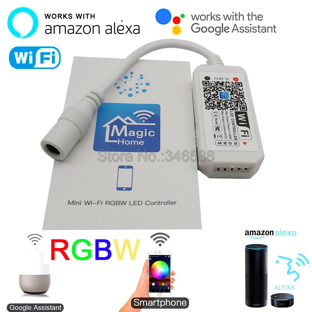 Smart Garden Light Controller - Magic Home Mini Wifi RGBW LED