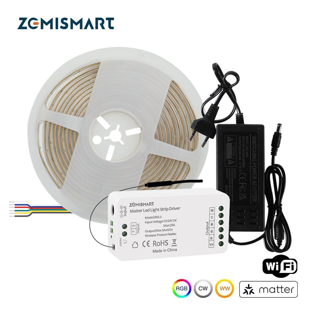 Smart Garden Light Controller - Zemismart COB Led Strip Licht RGBCW