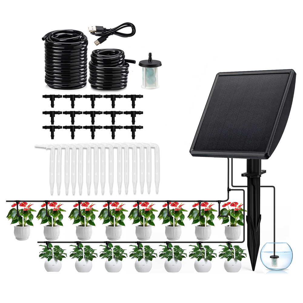 Smart Garden Is - Automatische druppelirrigatiepomp op zonne-energie, slim bewateringssysteem