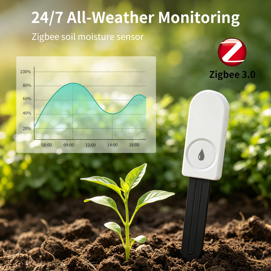 Slimme ZigBee Bodemvochtsensor - Smart Garden Sensors recensie en prijs