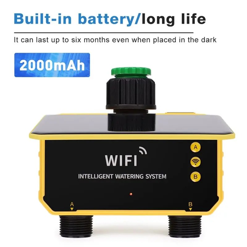 1/2 Uitgangen WIFI Zonne-irrig - Smart Garden Tap Timer recensie en prijs