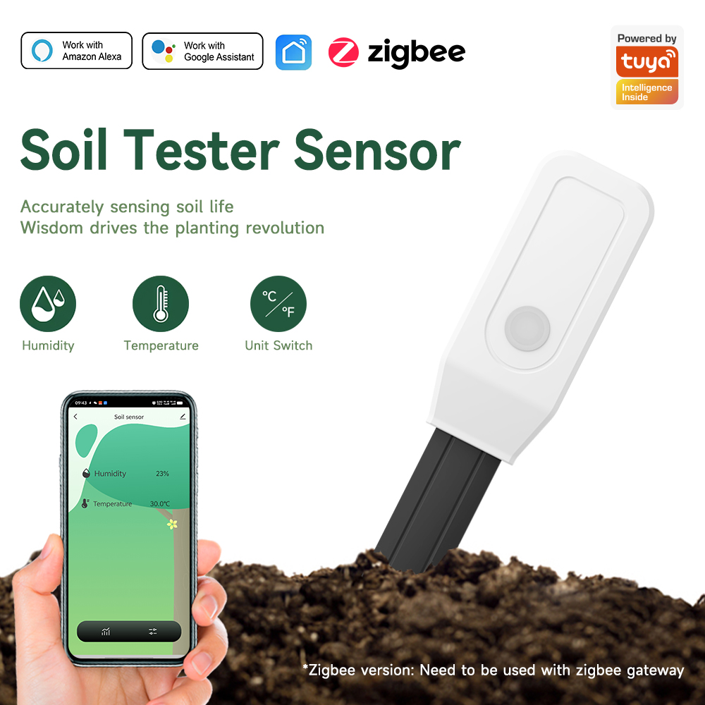 Slimme bodemtestersensor, Zigb - Smart Garden Sensors recensie en prijs