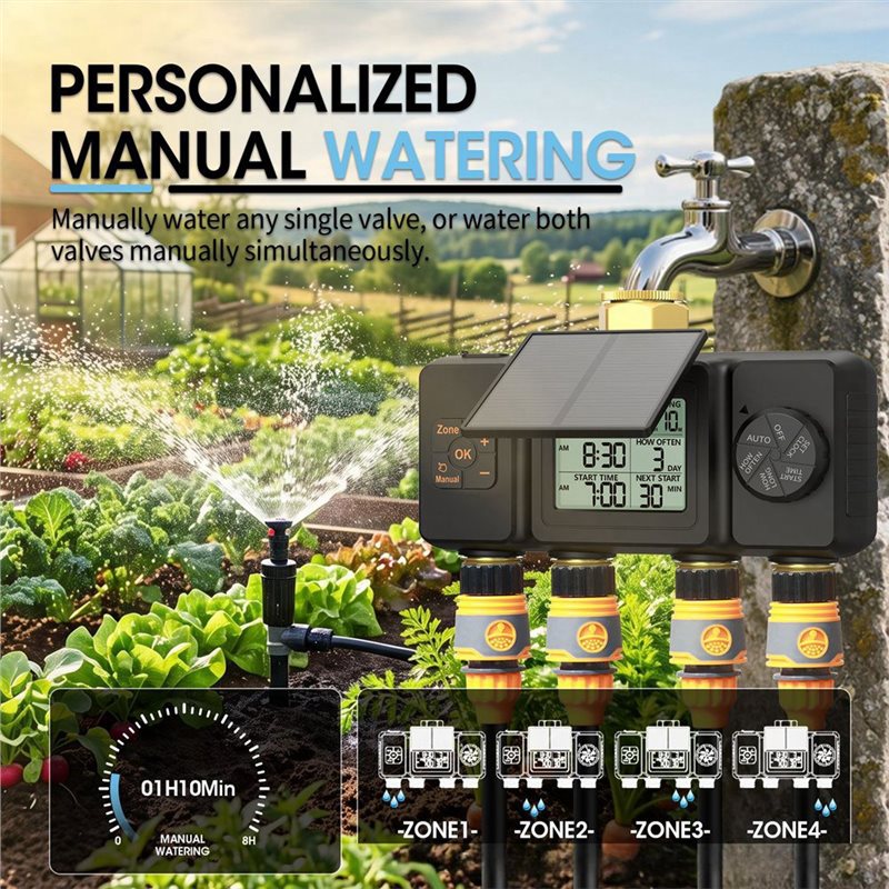 ABYN-Solar Irrigatietimer Auto - Smart Garden Tap Timer recensie en prijs