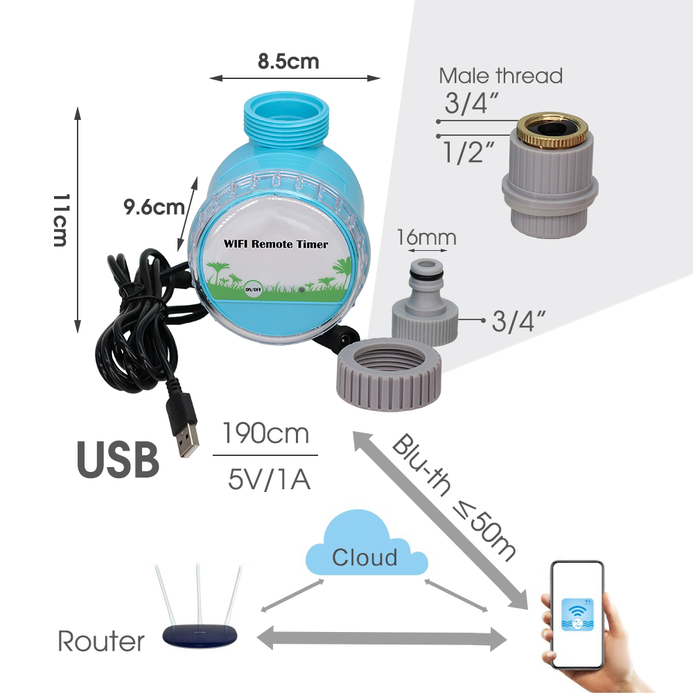 30-50M Slim Tuinbewateringssys - Yoocaa Smart Garden recensie en prijs