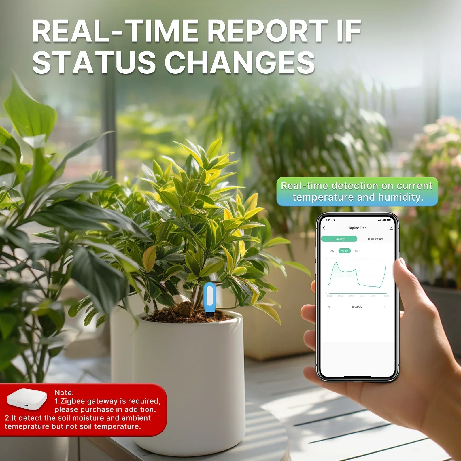 Moes Slimme Zigbee Bodemtemper - Smart Garden Sensors recensie en prijs