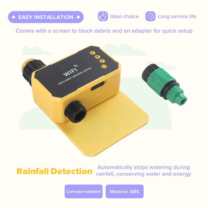 Zigbee op zonne-energie werken - Smart Garden Tap Timer recensie en prijs