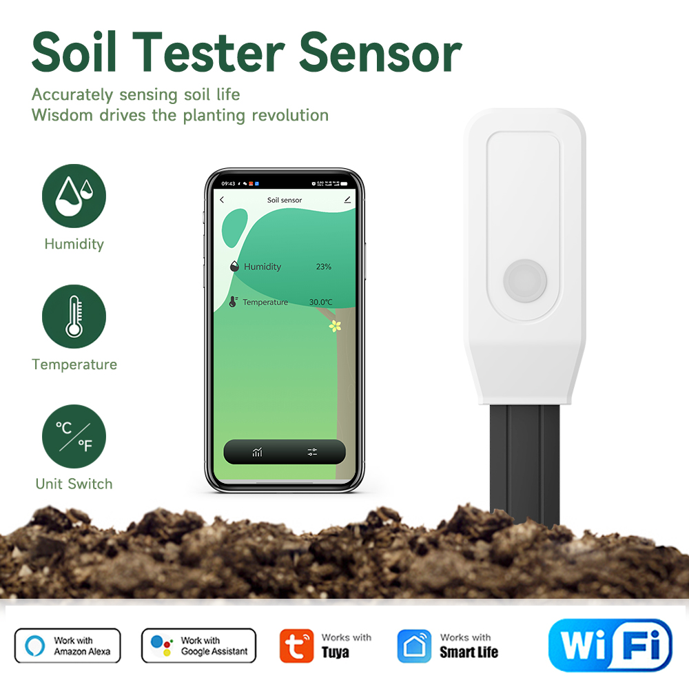 Tuya Smart WiFi Bodemtester Te - Smart Garden Sensors recensie en prijs