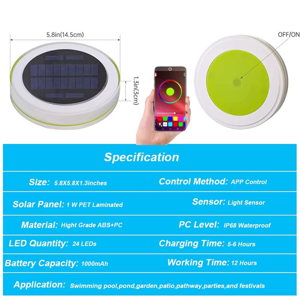 Solar LED Water Float Light Ou - Smart Garden Light Controller recensie en prijs