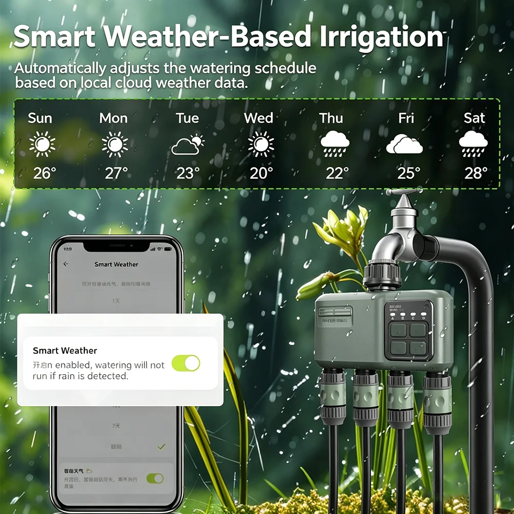 WiFi RF433 Smart Garden Sprink - Gardena Smart Irrigation Control recensie en prijs