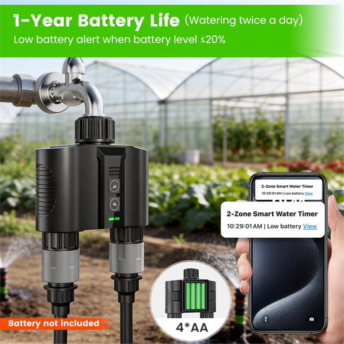 Y17A 1 Set WiFi Water Timer vo - Smart Garden Is recensie en prijs