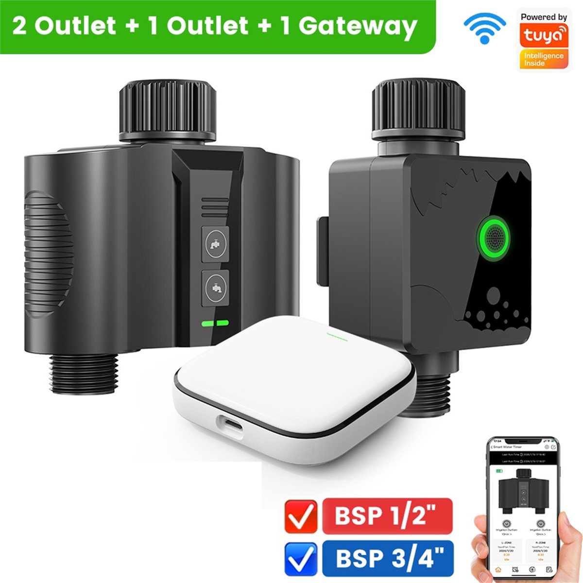 Y17A 1 Set WiFi Water Timer vo - Smart Garden Is recensie en prijs