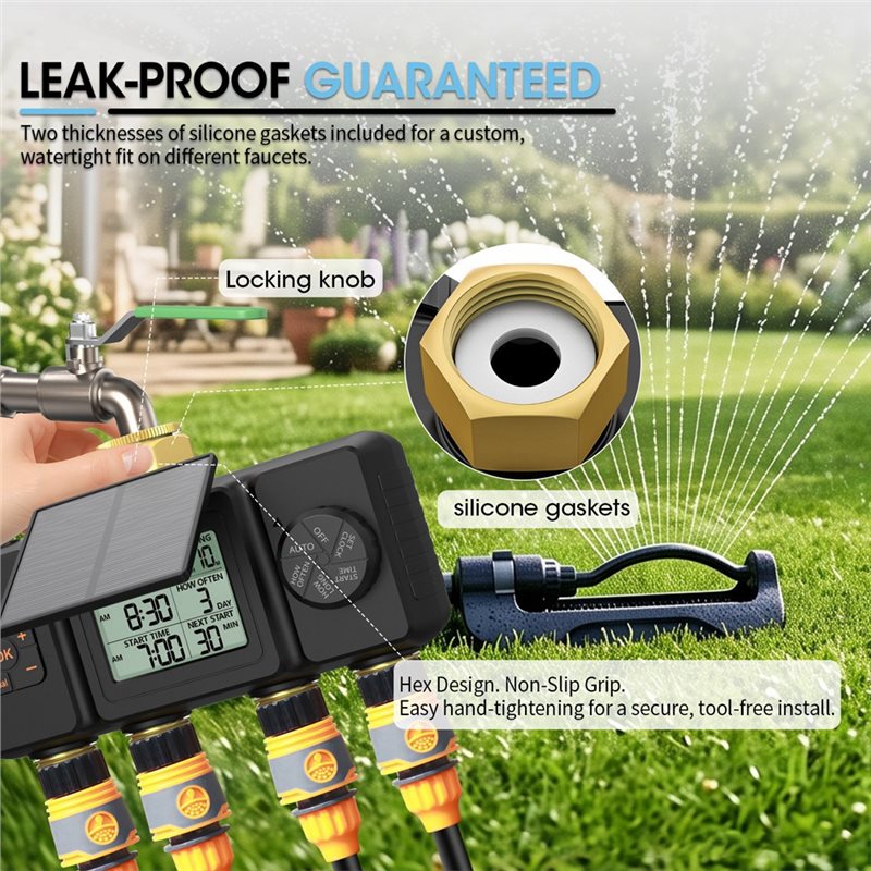 ABAE-Solar Irrigatietimer Auto - Smart Garden Tap Timer recensie en prijs