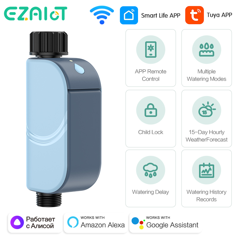 Smart Tuya WIFI Tuinbesproeiin - Smart Garden Tap Timer recensie en prijs